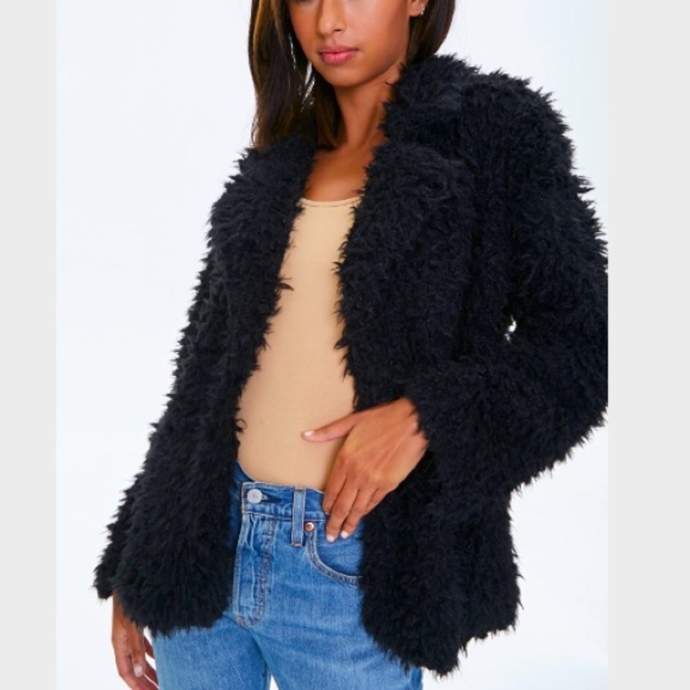 Forever 21 Shaggy Faux Fur Coat